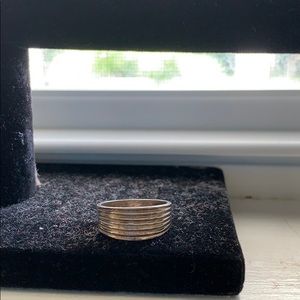 Sterling silver ring. Size 7.  Marked 925